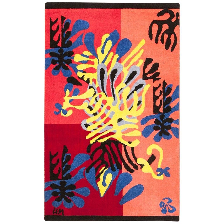 Vintage American Henri Matisse Mimosa Rug For Sale at 1stdibs