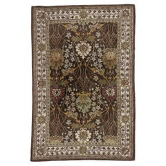 Amerikanischer Vintage-Hakenteppich nach dem Vorbild von William Morris
