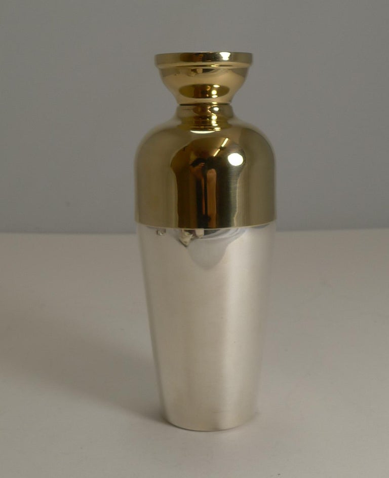 Vintage American Individual Cocktail Shaker by Napier, circa 1930 at