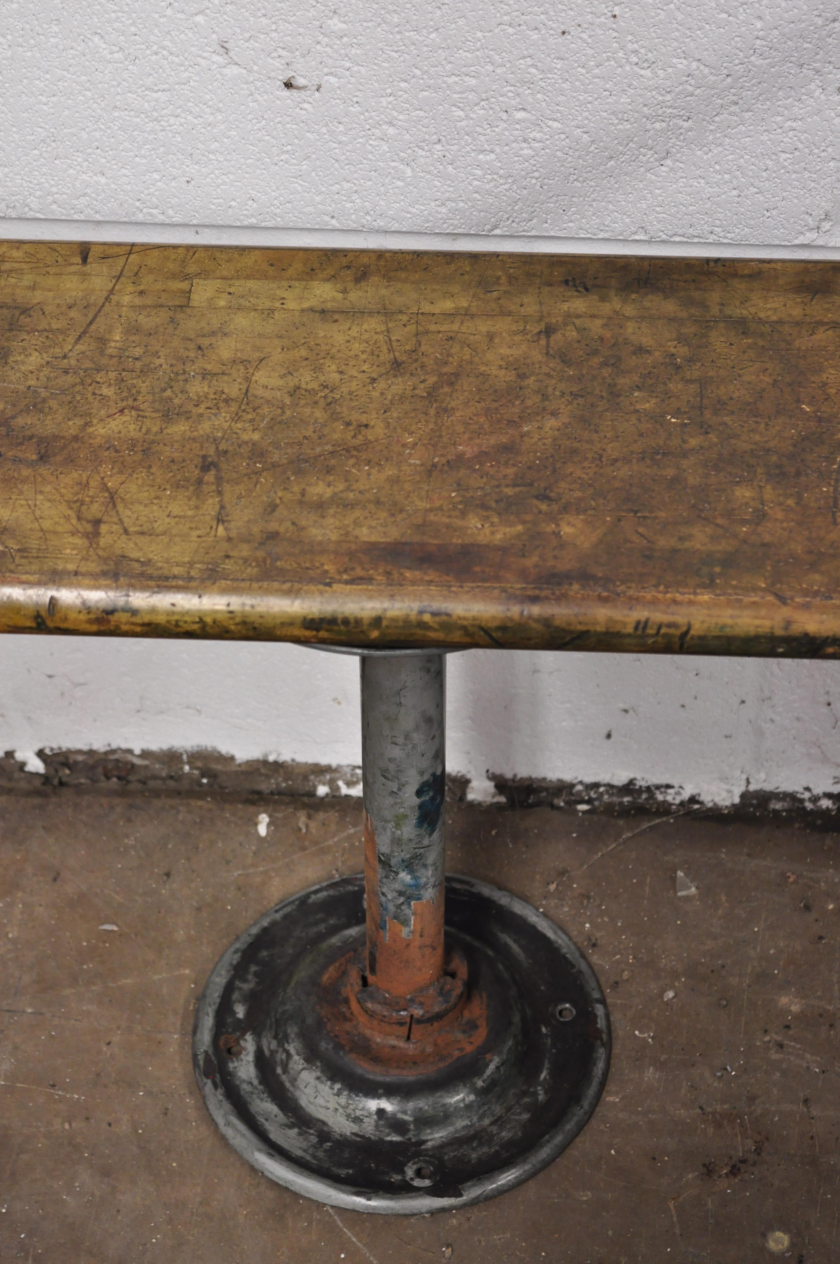 butcher block bench seat