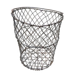Vintage American Industrial Wire Basket