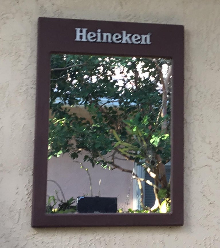 Vintage American Made Wall Hanging Mirror For Sale at 1stDibs