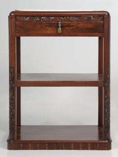 Vintage American Mahogany End Table, Nightstand or Side Table, Restored