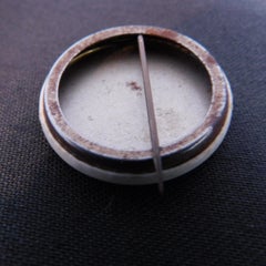 Vintage American Merry Christmas/ Happy New Year  Pin/Brooch