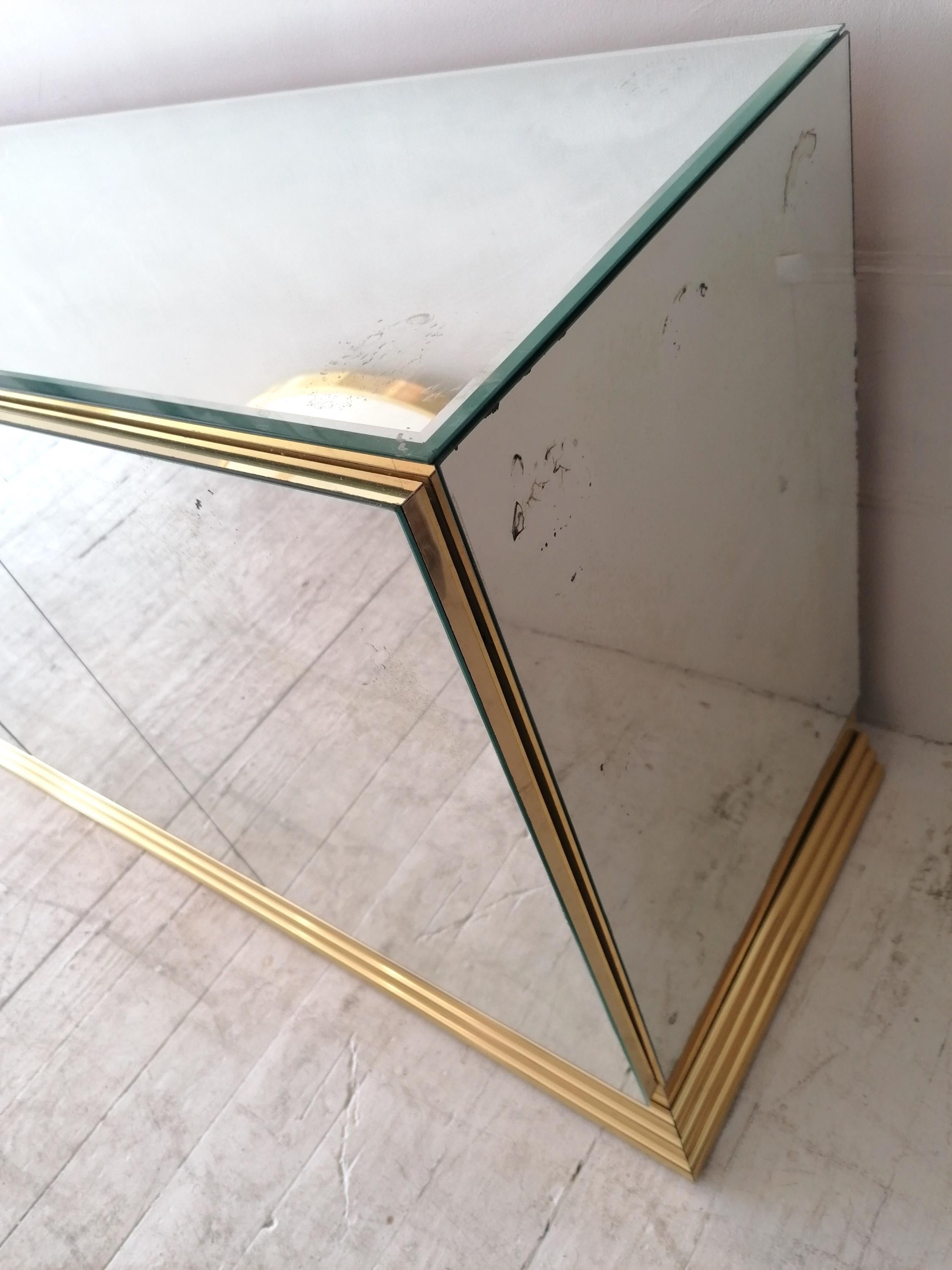 Vintage American Mirrored Glass Sideboard By Ello Furniture, 1970s / 1980s 8
