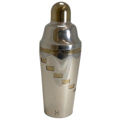 Vintage American Napier Recipe Cocktail Shaker, circa 1930, Art Deco