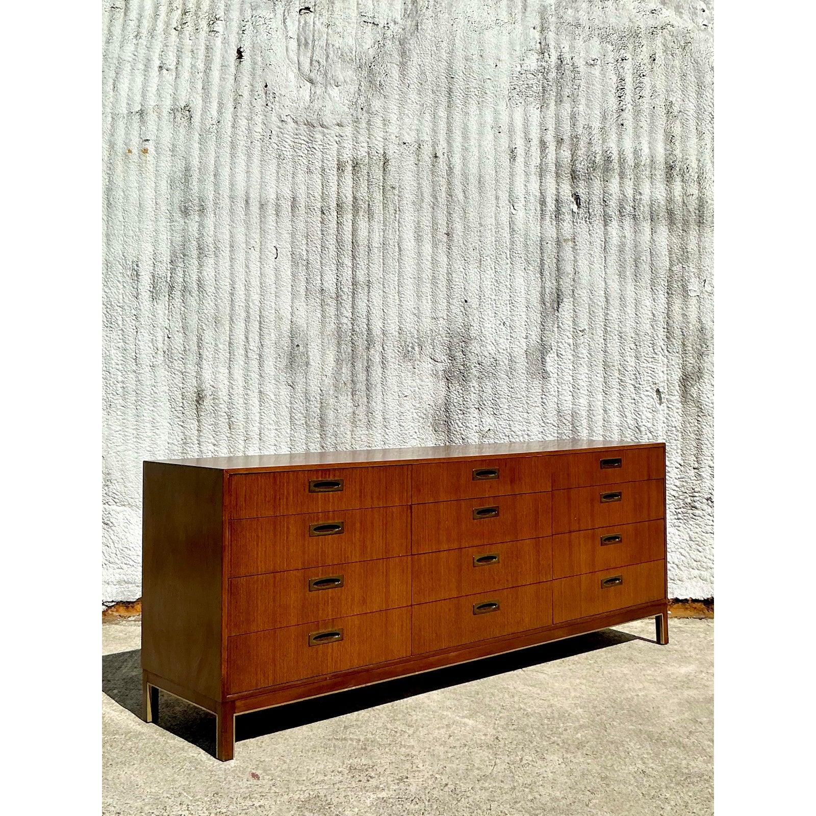 20th Century Vintage American of Martinsville 12 Drawer Dresser For Sale