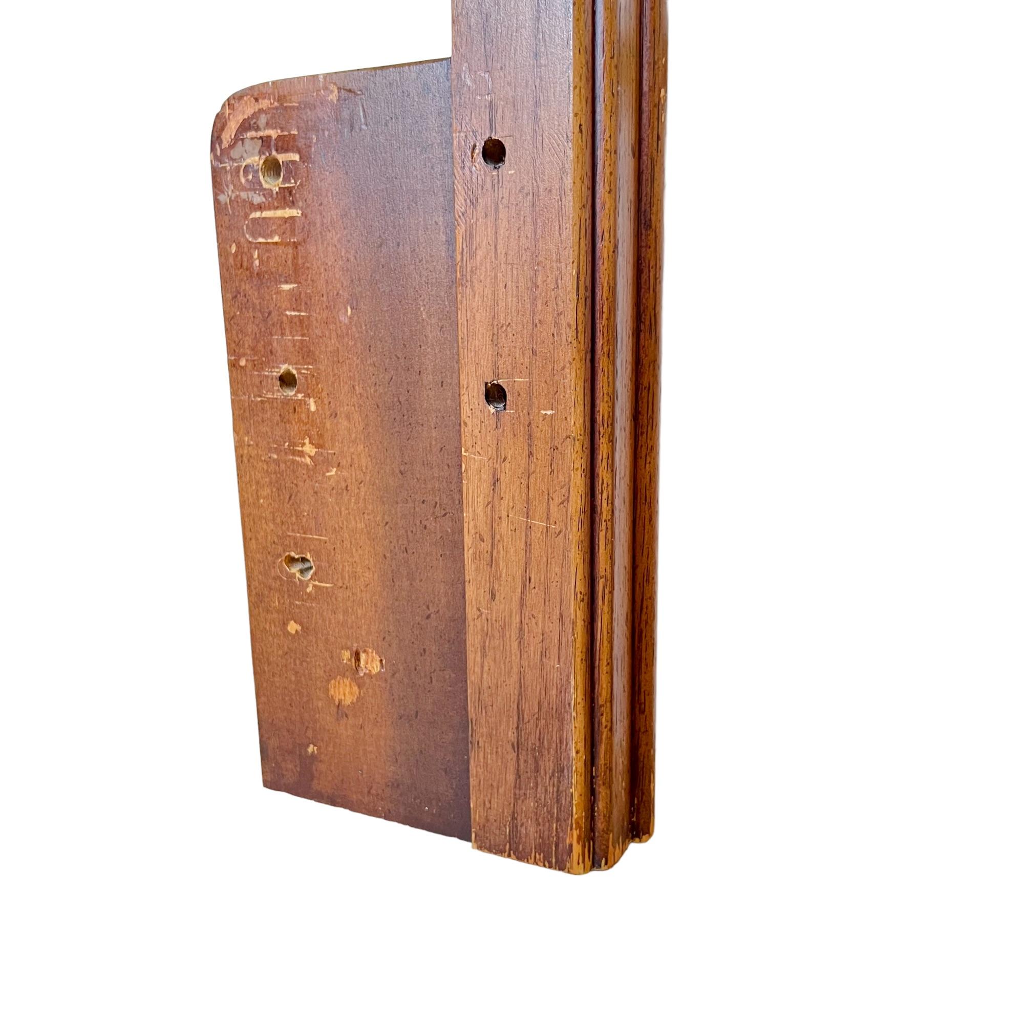 Vintage American of Martinsville Arched Tambour Queen Headboard 1