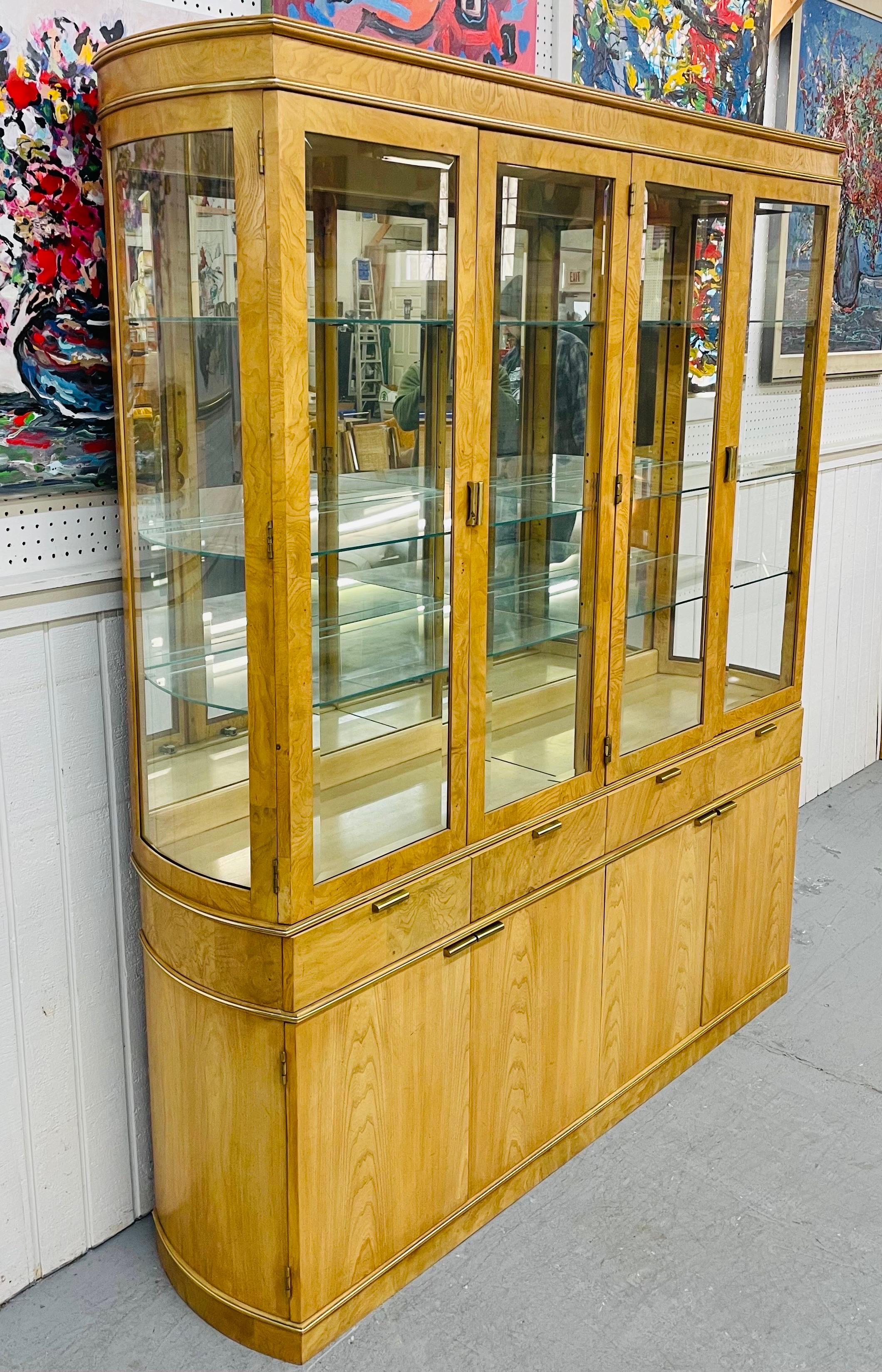 american of martinsville curio cabinet