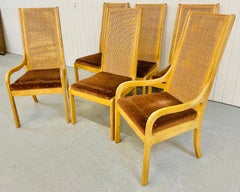 Vintage American of Martinsville Burled Wood Dining Chairs
