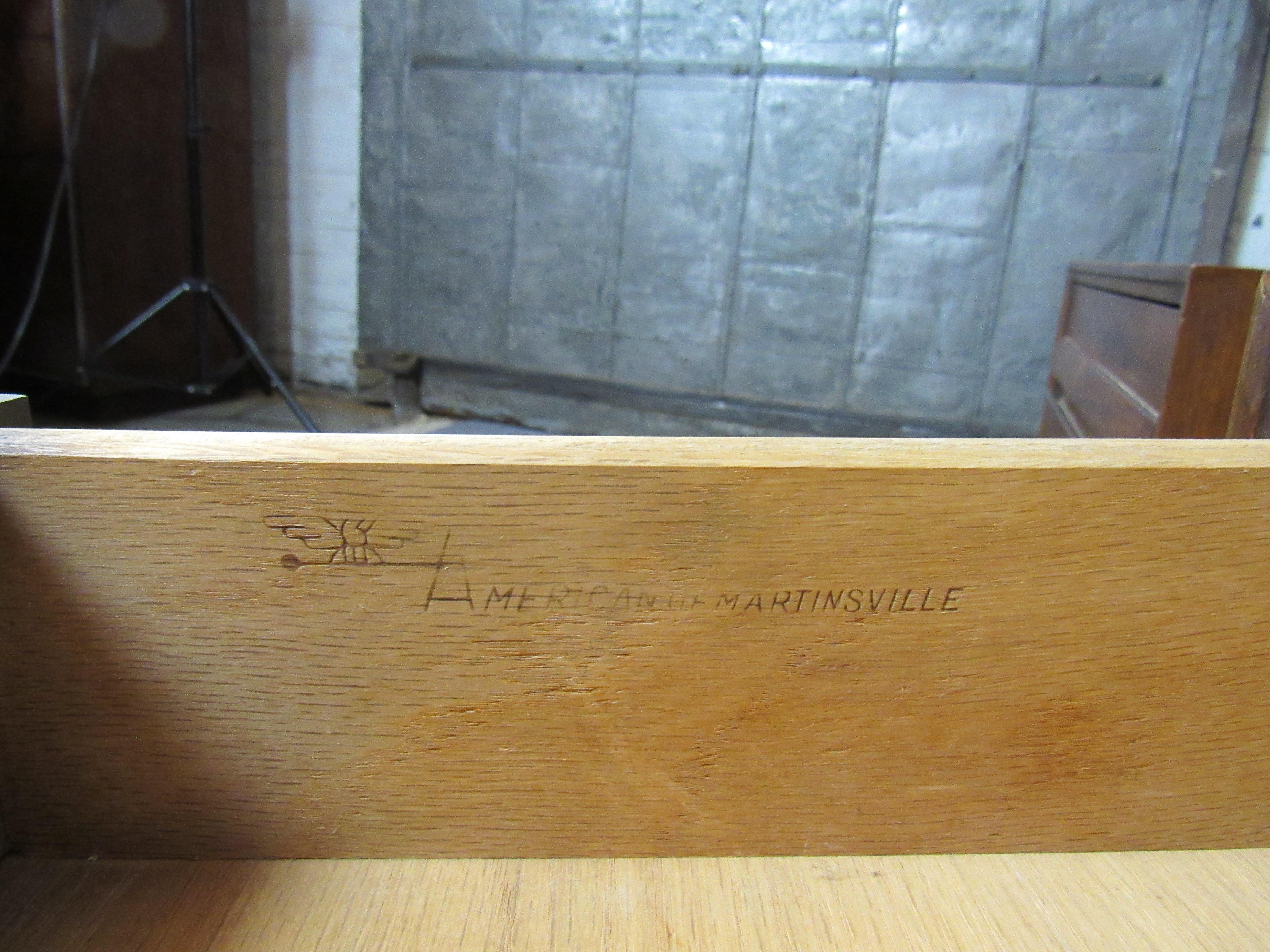 Vintage American of Martinsville Walnut End Tables For Sale 4