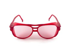 Vintage American Optical " Aerosite " Aviator Red Sunglasses 80'S Made in Usa