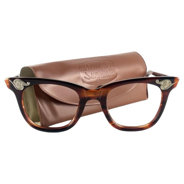 Vintage American Optical Cat Eye Clubmaster  display picture 2