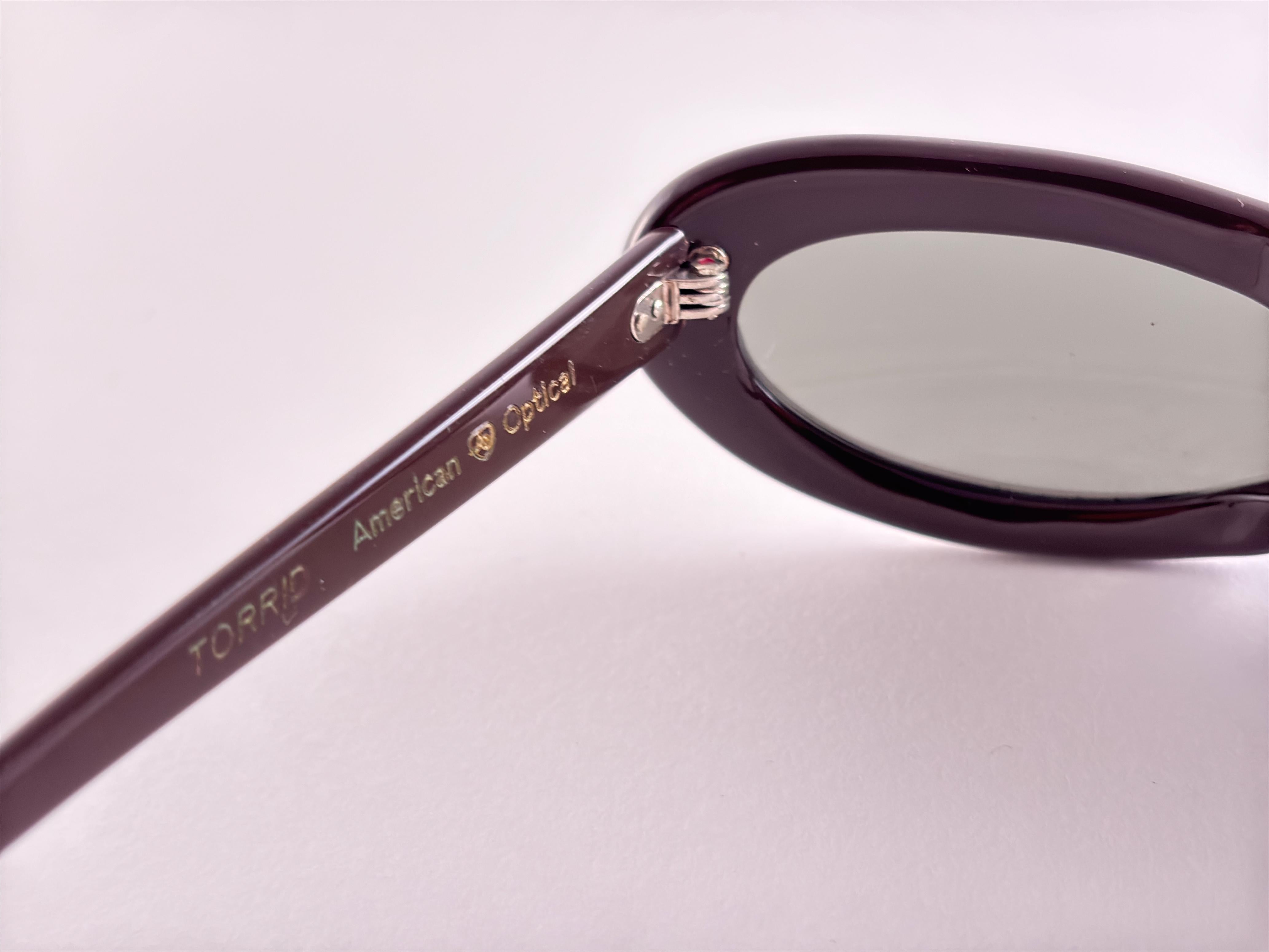 Vintage American Optical Midcentury Brown & Beige 