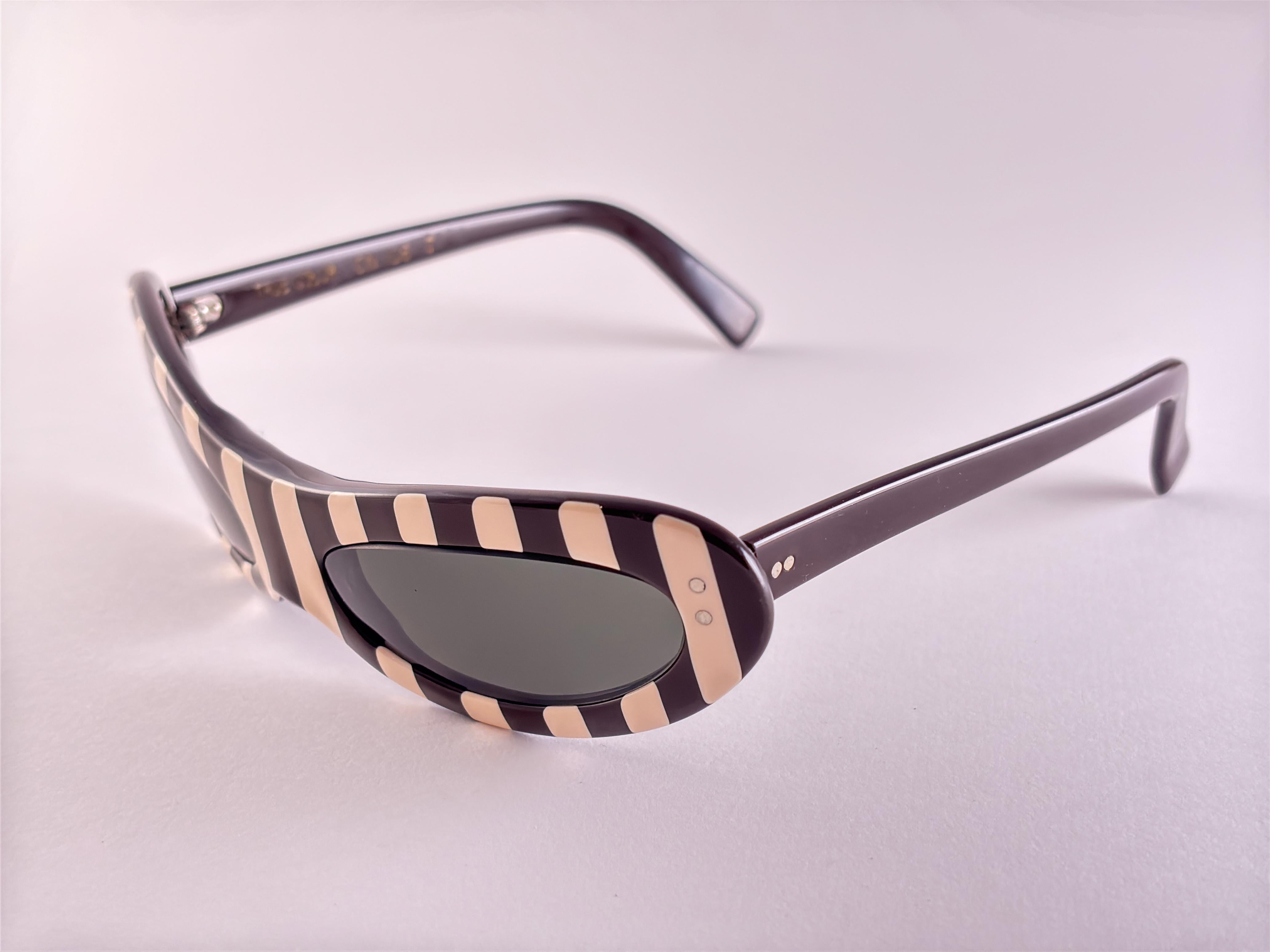 Vintage American Optical Midcentury Brown & Beige 