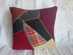 Vintage American patchwork pillow