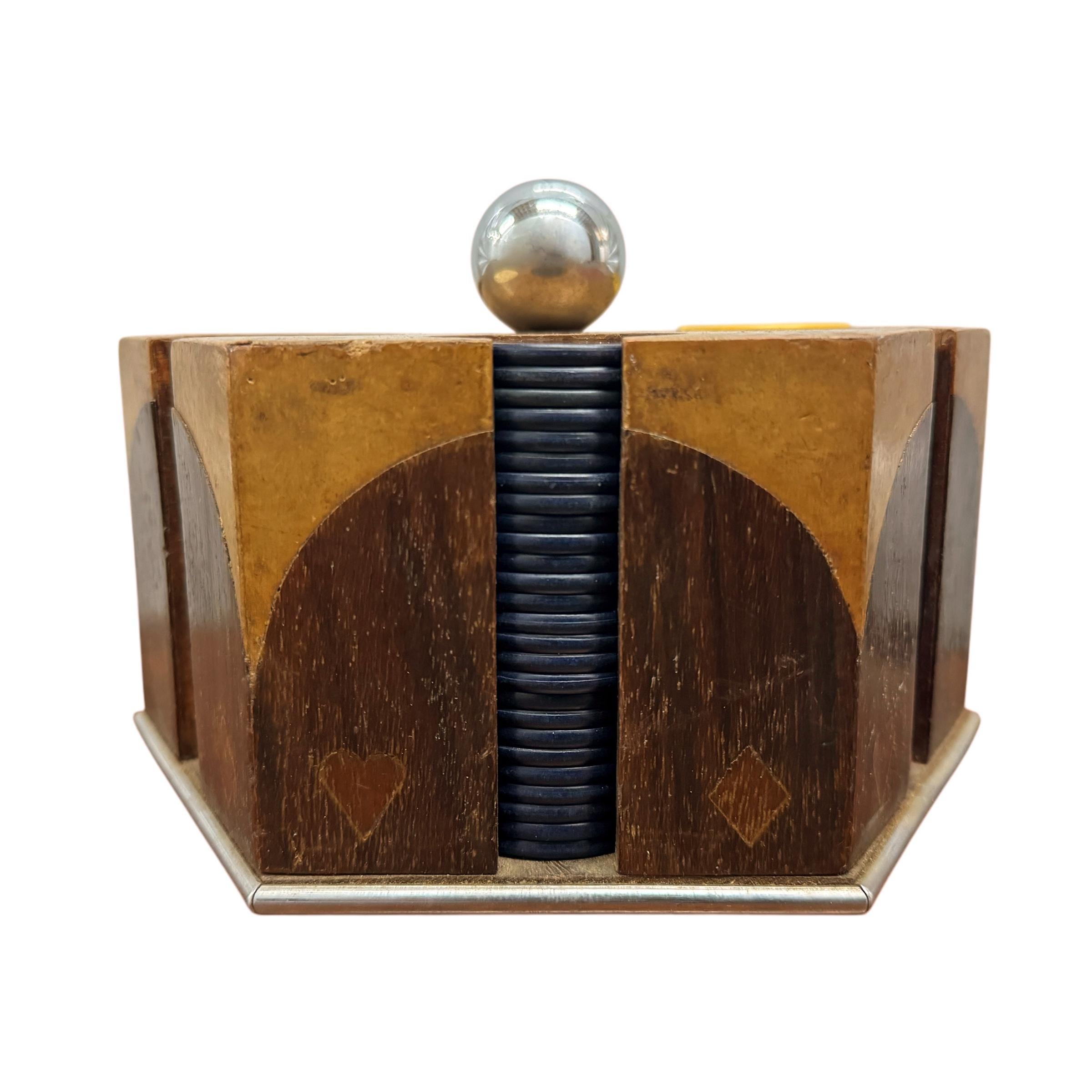 Metà XX secolo Fiches da poker americane vintage