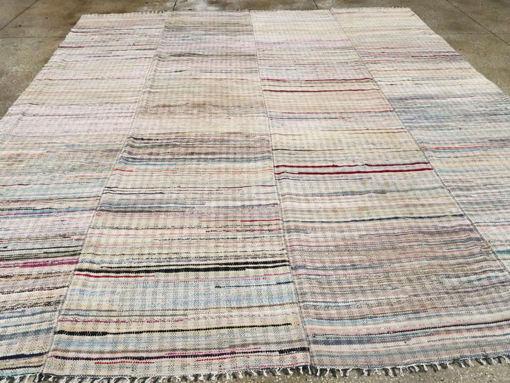 Vintage American Rag Rug In Good Condition In New York, NY