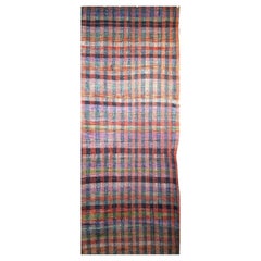 Vintage American Rag Runner in Autumn Stripe Colors
