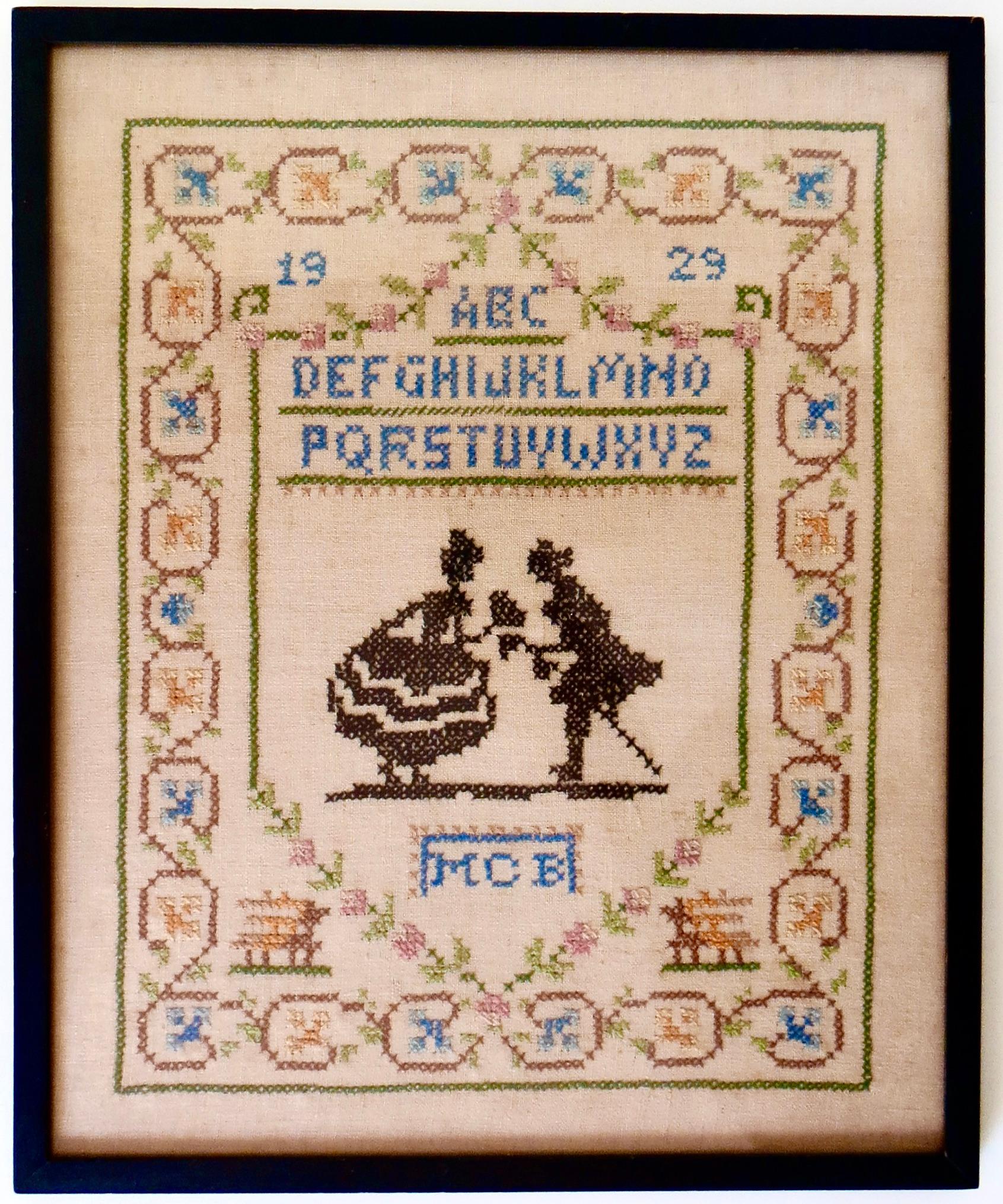 Amerikanisches Vintage-Sammlerstück, datiert „1929“, hergestellt von „MCB“ im Zustand „Gut“ im Angebot in Incline Village, NV