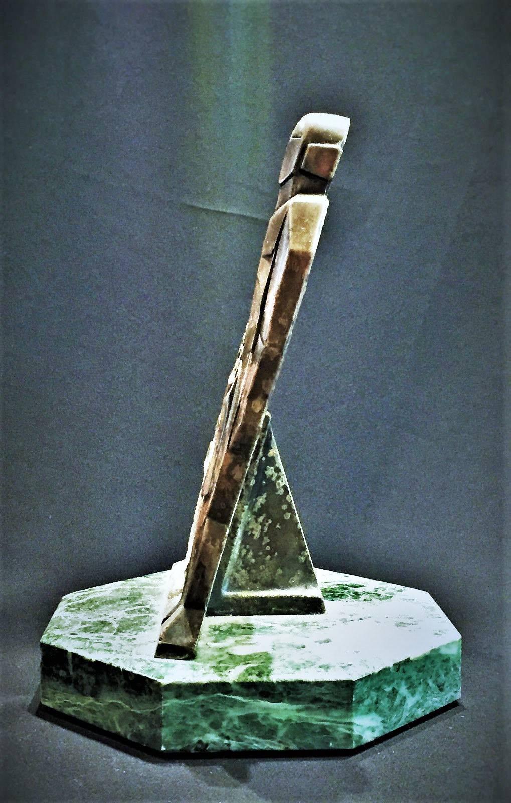 Mid-Century Modern Vintage American Sculptural Award Prize Trophy, circa 1969 For Sale