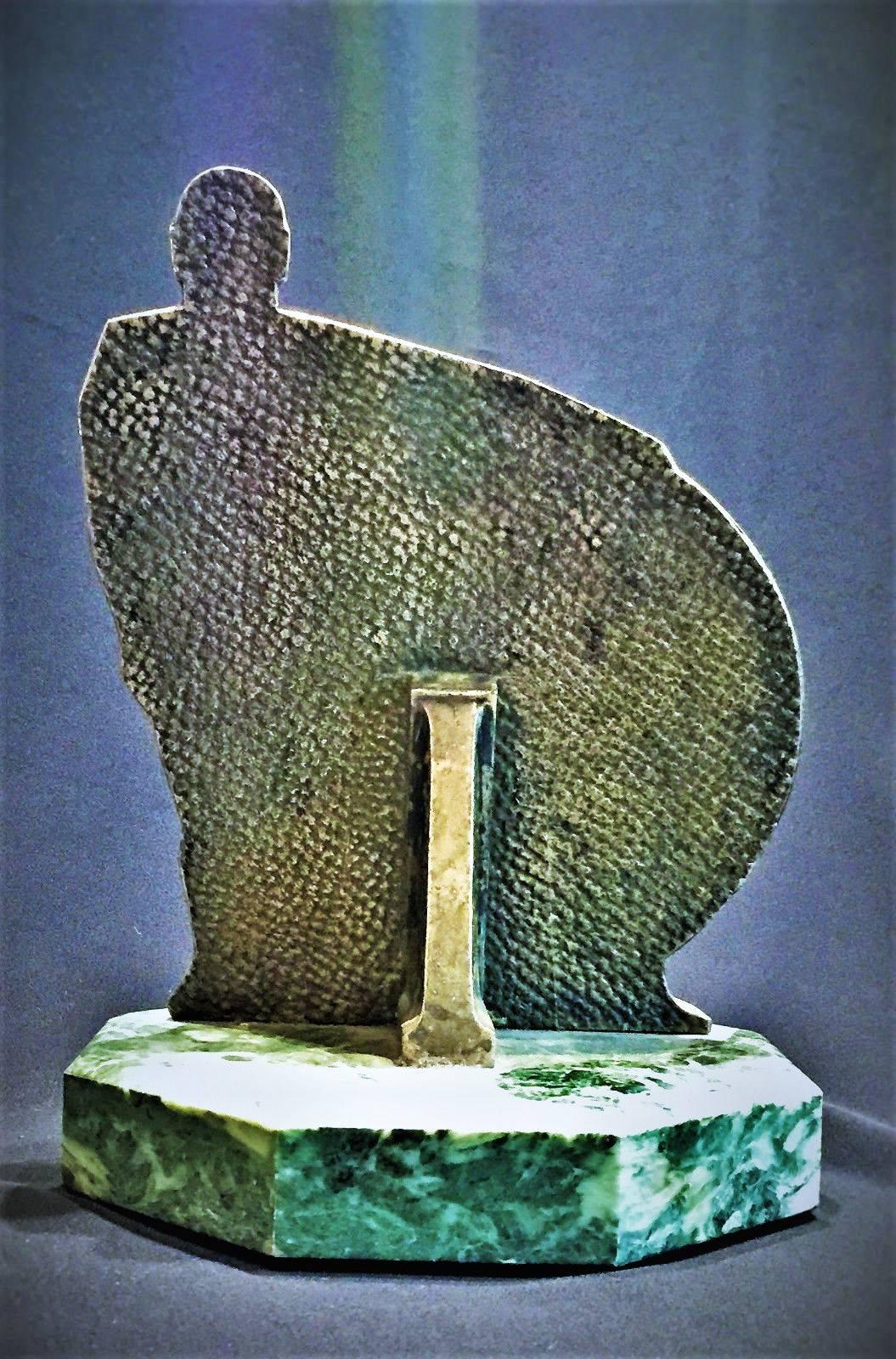 Hand-Crafted Vintage American Sculptural Award Prize Trophy, circa 1969 For Sale