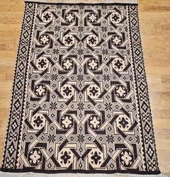 Vintage Southwestern Kilim Area Rug, Handwoven Wool & Cotton, 1960s