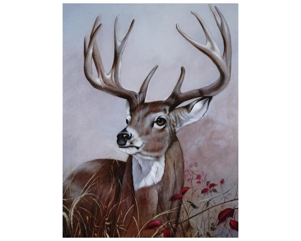paintings of stags
