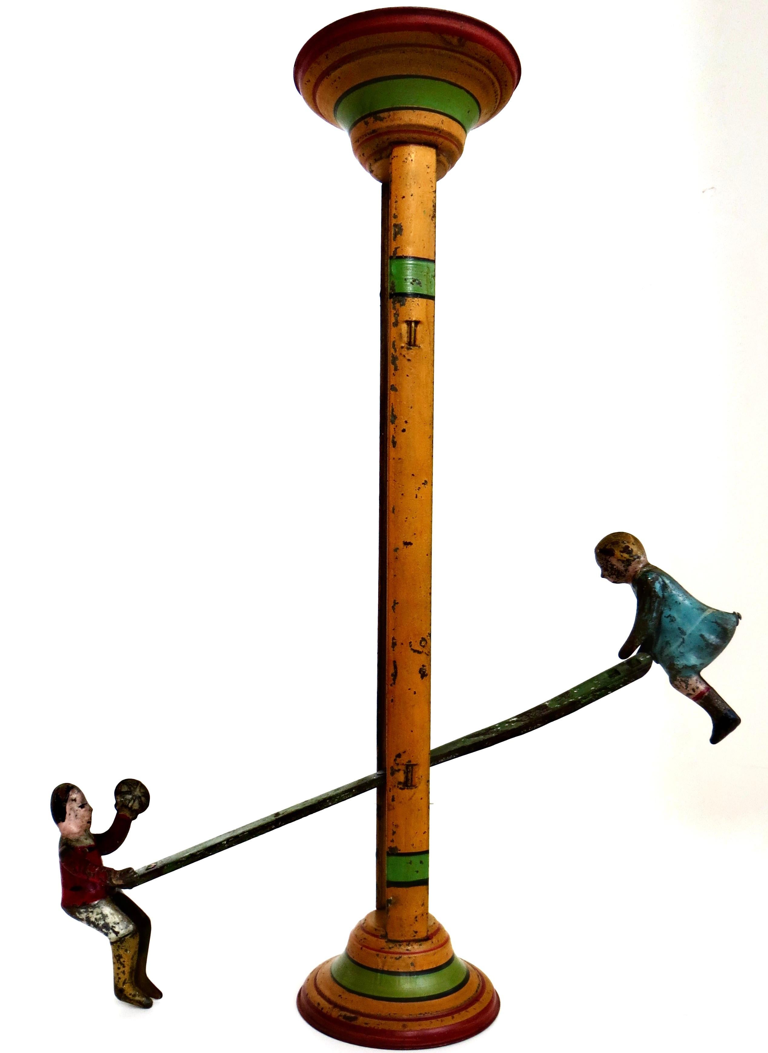 Folk Art Vintage American Tin Toy 