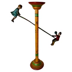 Vintage American Tin Toy "Teetor Totter" by The "Gibbs Toy Company" Circa 1905
