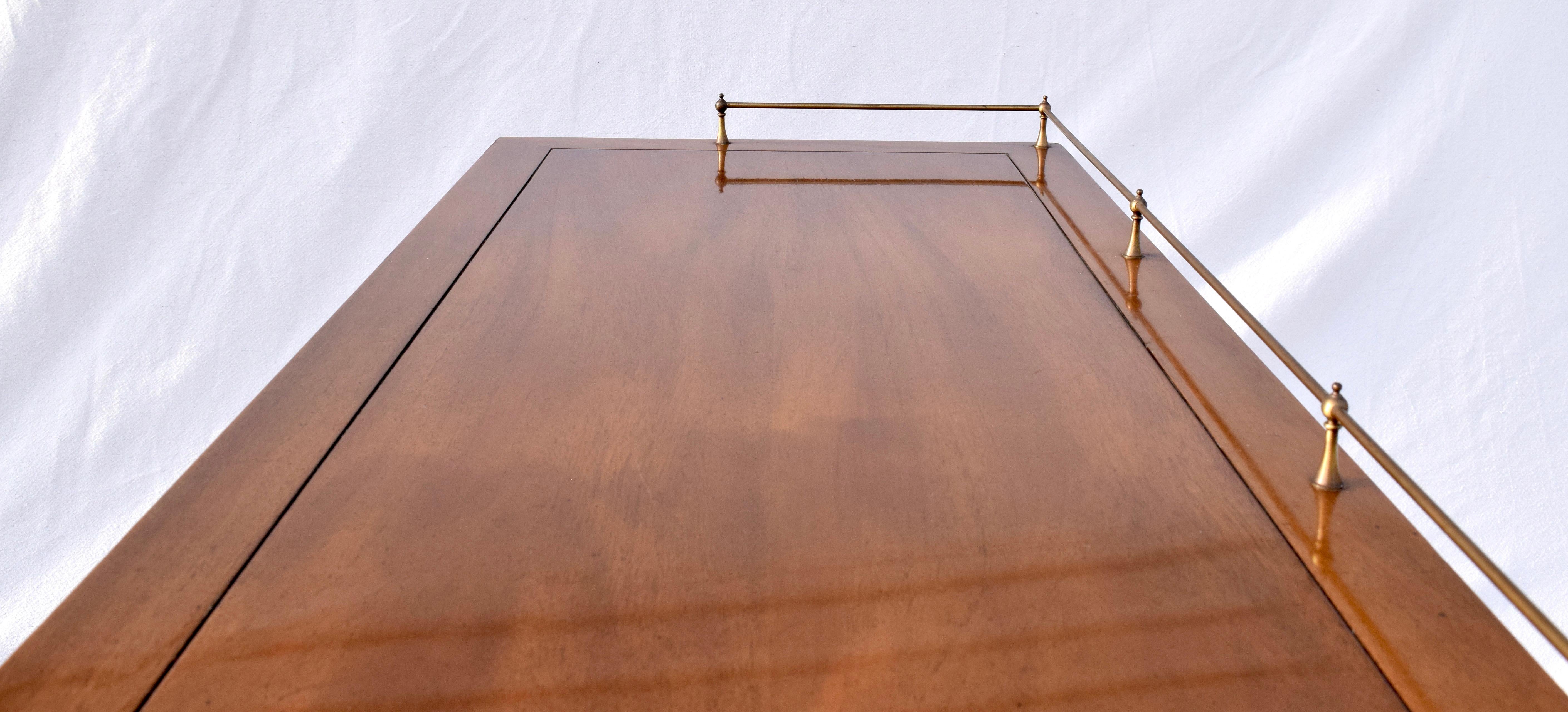 Vintage American Walnut Console Table For Sale 6