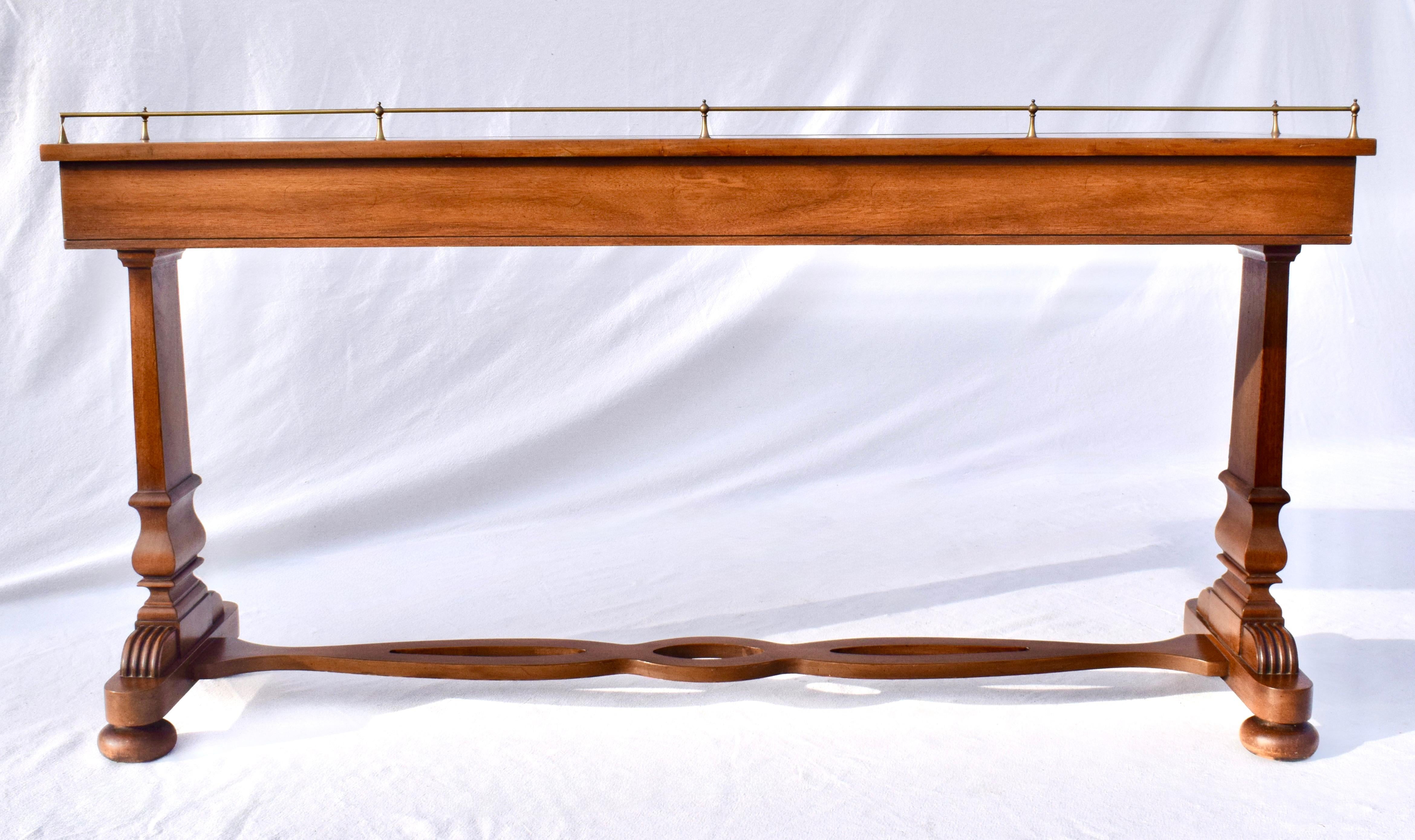 Vintage American Walnut Console Table For Sale 7