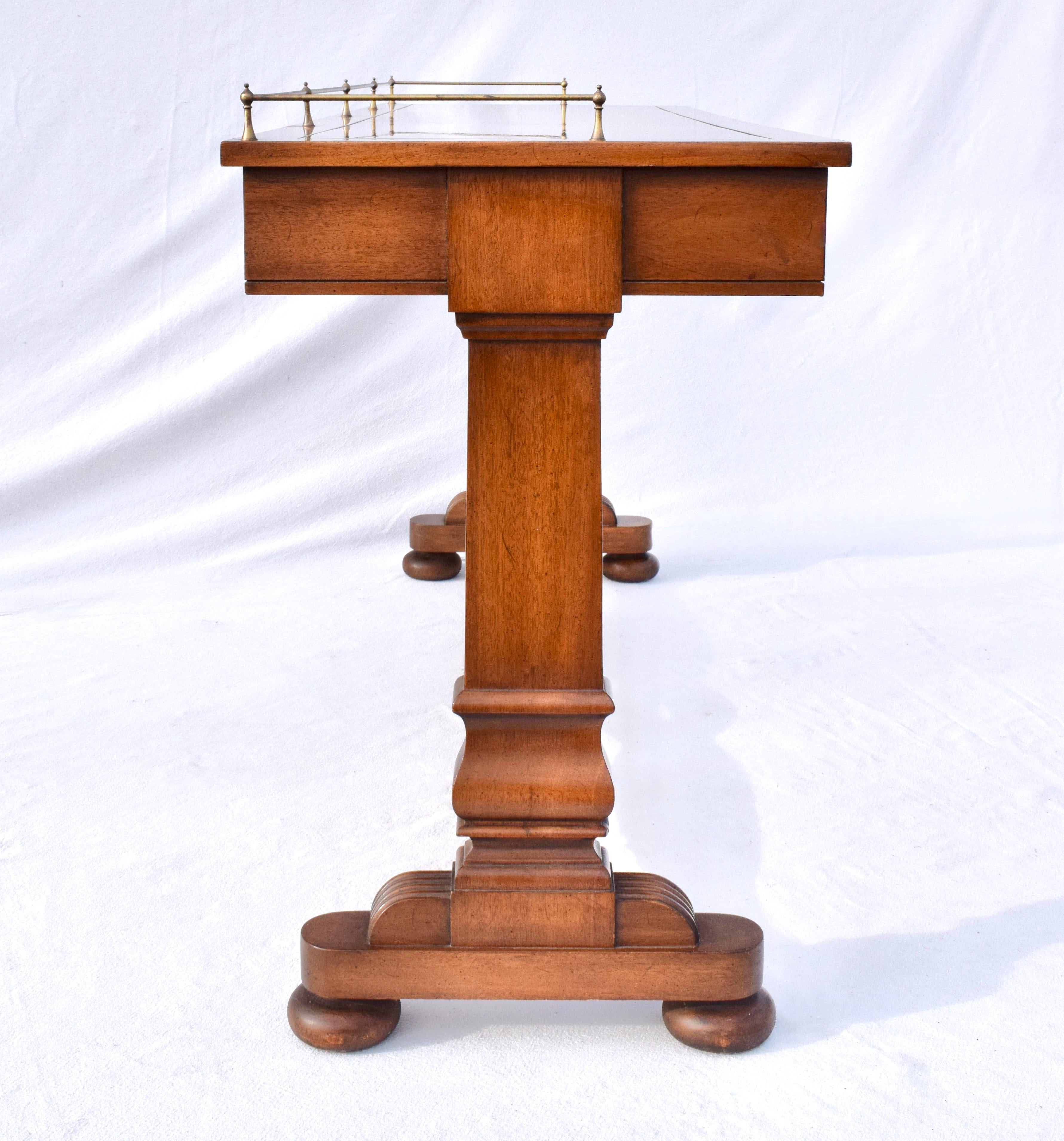 Late 20th Century Vintage American Walnut Console Table For Sale