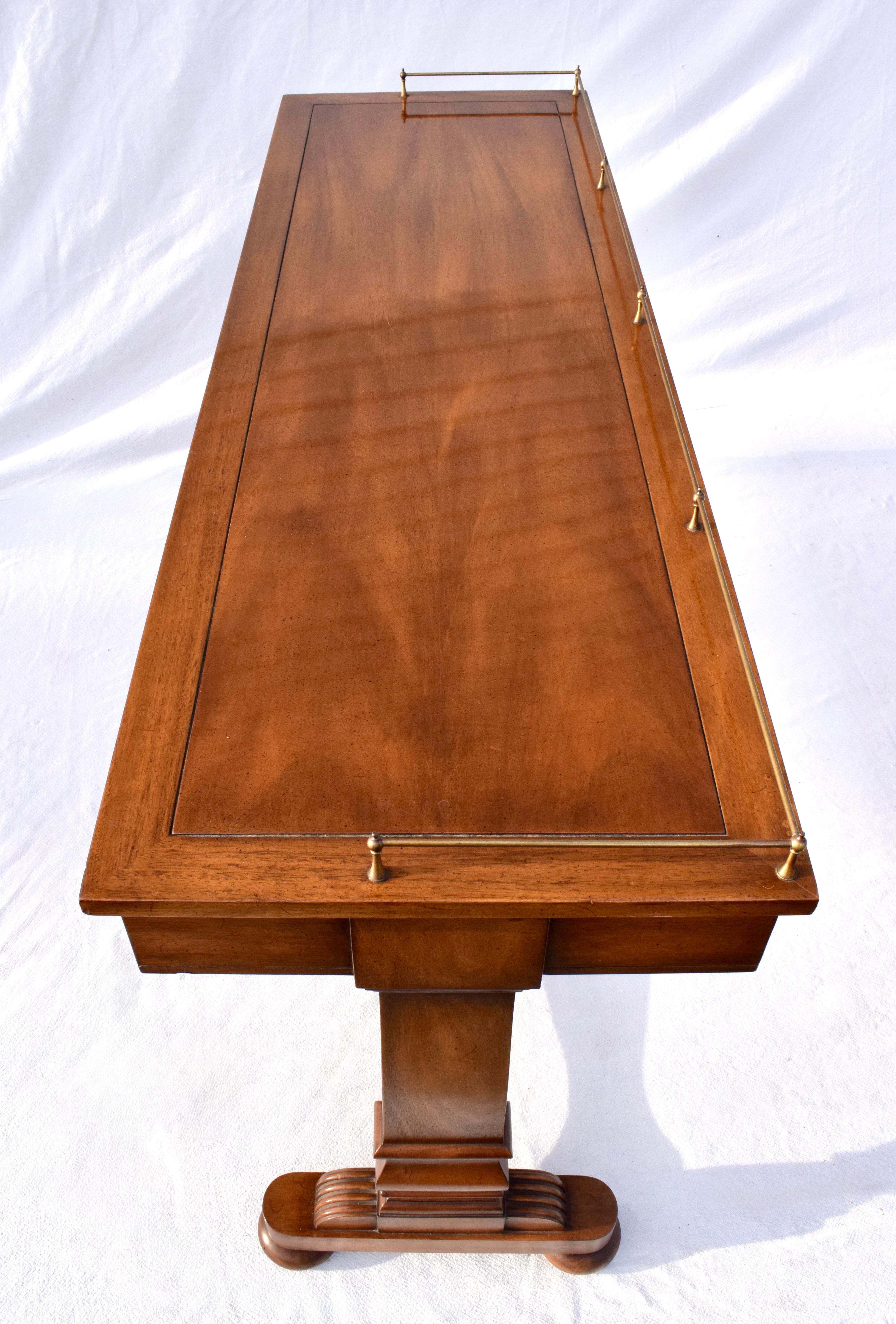 Vintage American Walnut Console Table For Sale 3