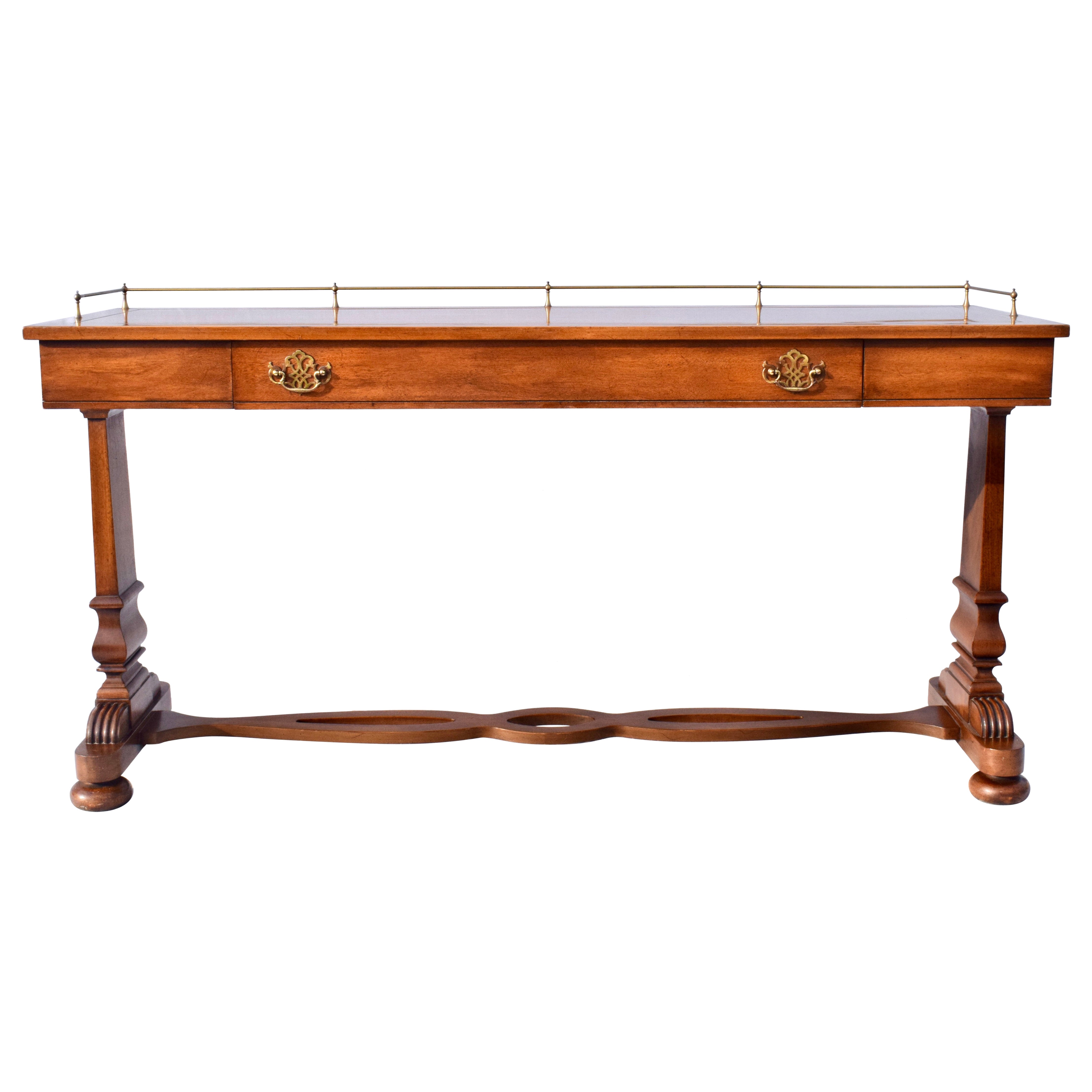 Vintage American Walnut Console Table