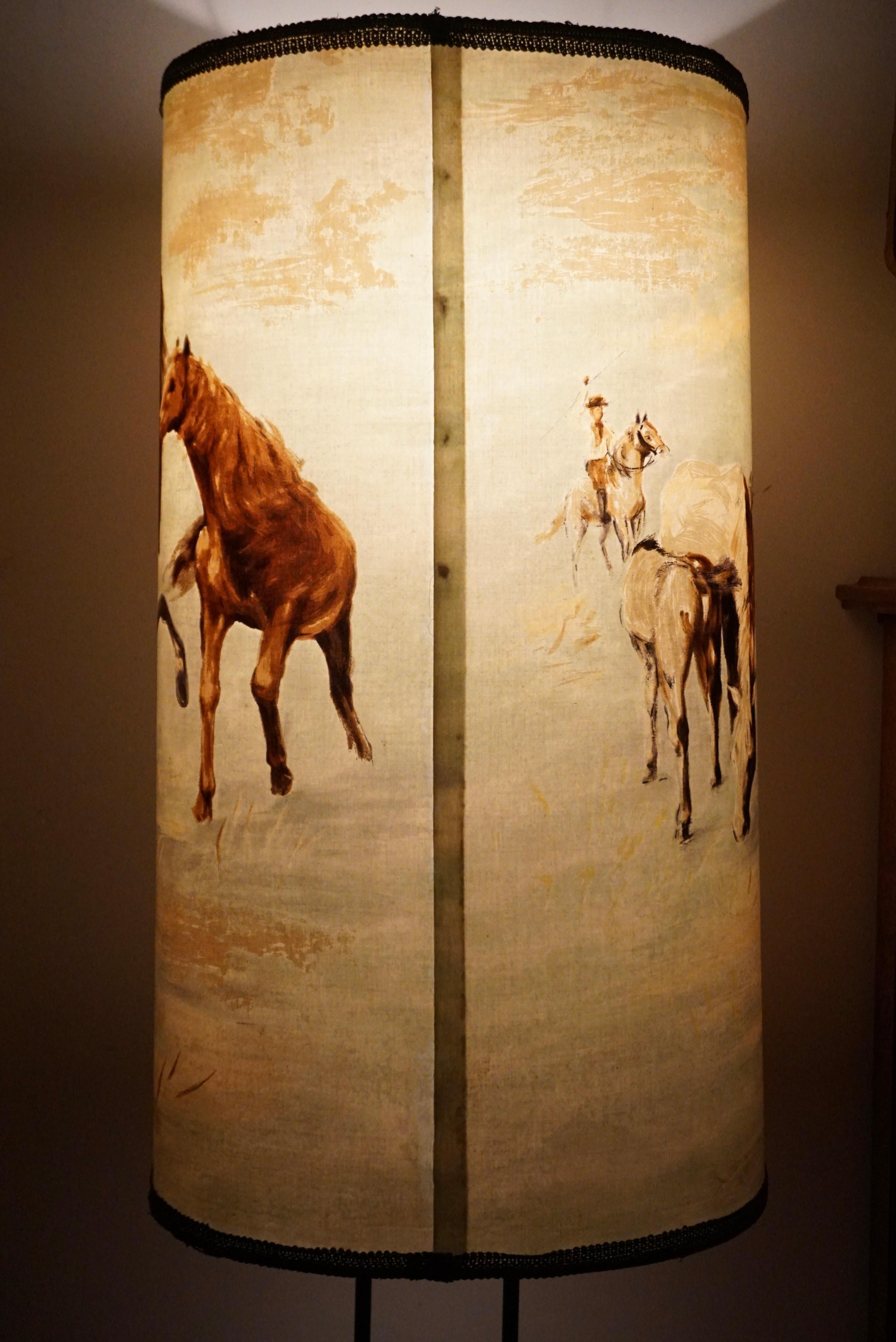Vintage American Western Cowboy Horse Lamp For Sale 6