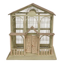 Vintage American Wood & Metal Architectural Birdhouse