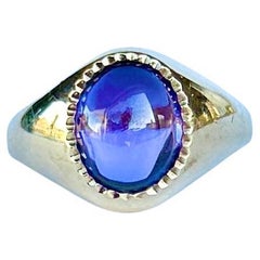 Vintage Amethyst 9 Karat Gold Siegelring