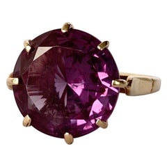Vintage Amethyst and 9 Carat Gold Cocktail Ring Vintage Amethyst and 9 Carat Gold Cocktail Ring