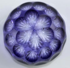 Vintage Amethyst Crystal Paperweight by Webb Corbett of England