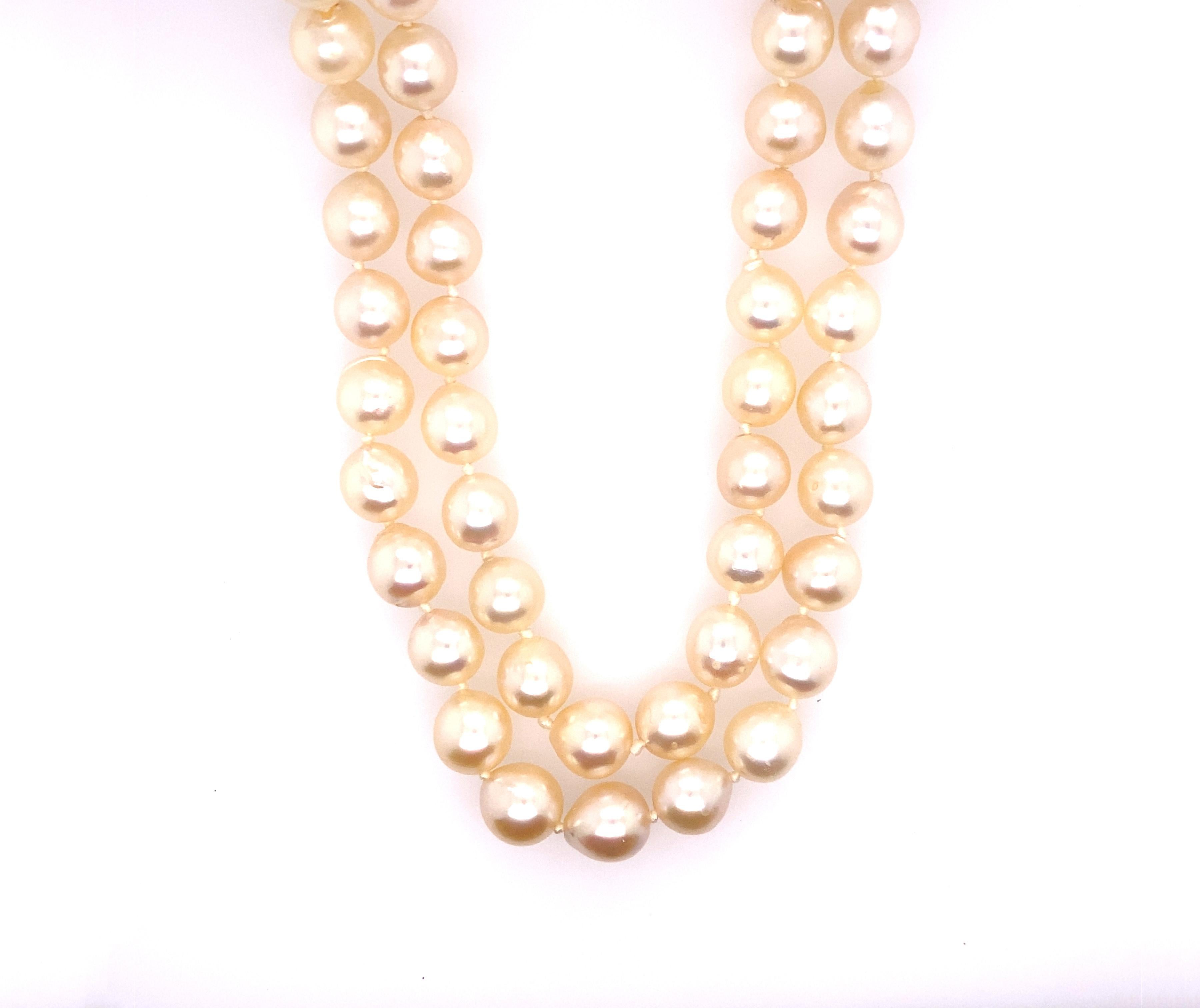 Women's Vintage Amethyst Diamond Pearl Necklace 10.65ct Antique Victorian 14K For Sale