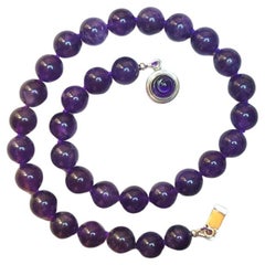 Used Amethyst Necklace