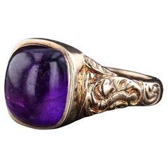 Vintage Amethyst Ring aus 9ct Gold