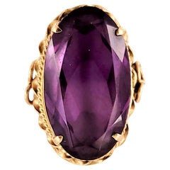 Vintage Amethyst Statement Ring