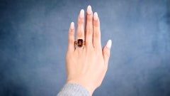 Vintage Ametrine 14k Yellow Gold Ring