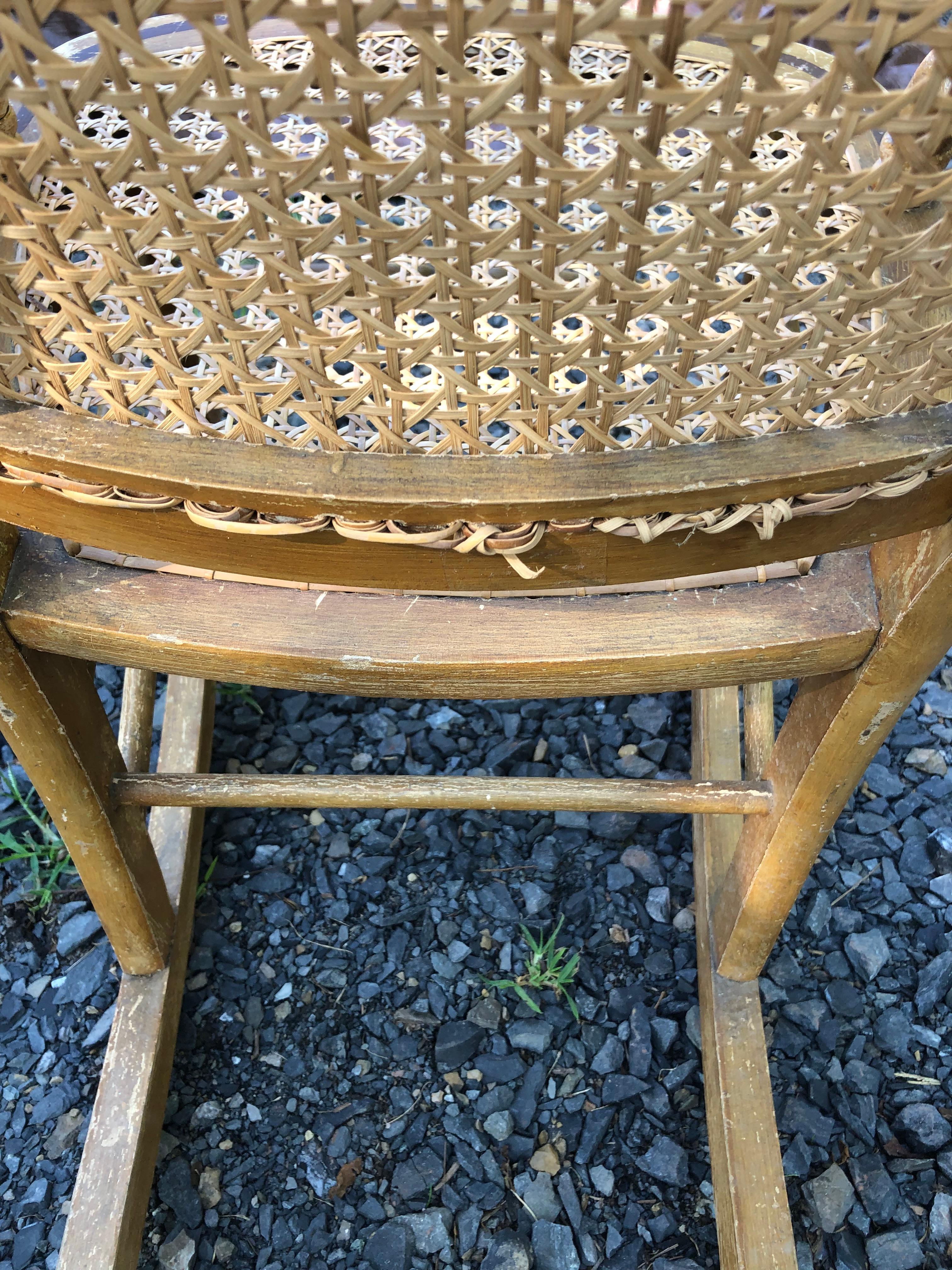 Vintage Amish Made Country Rocking Chair For Sale 4