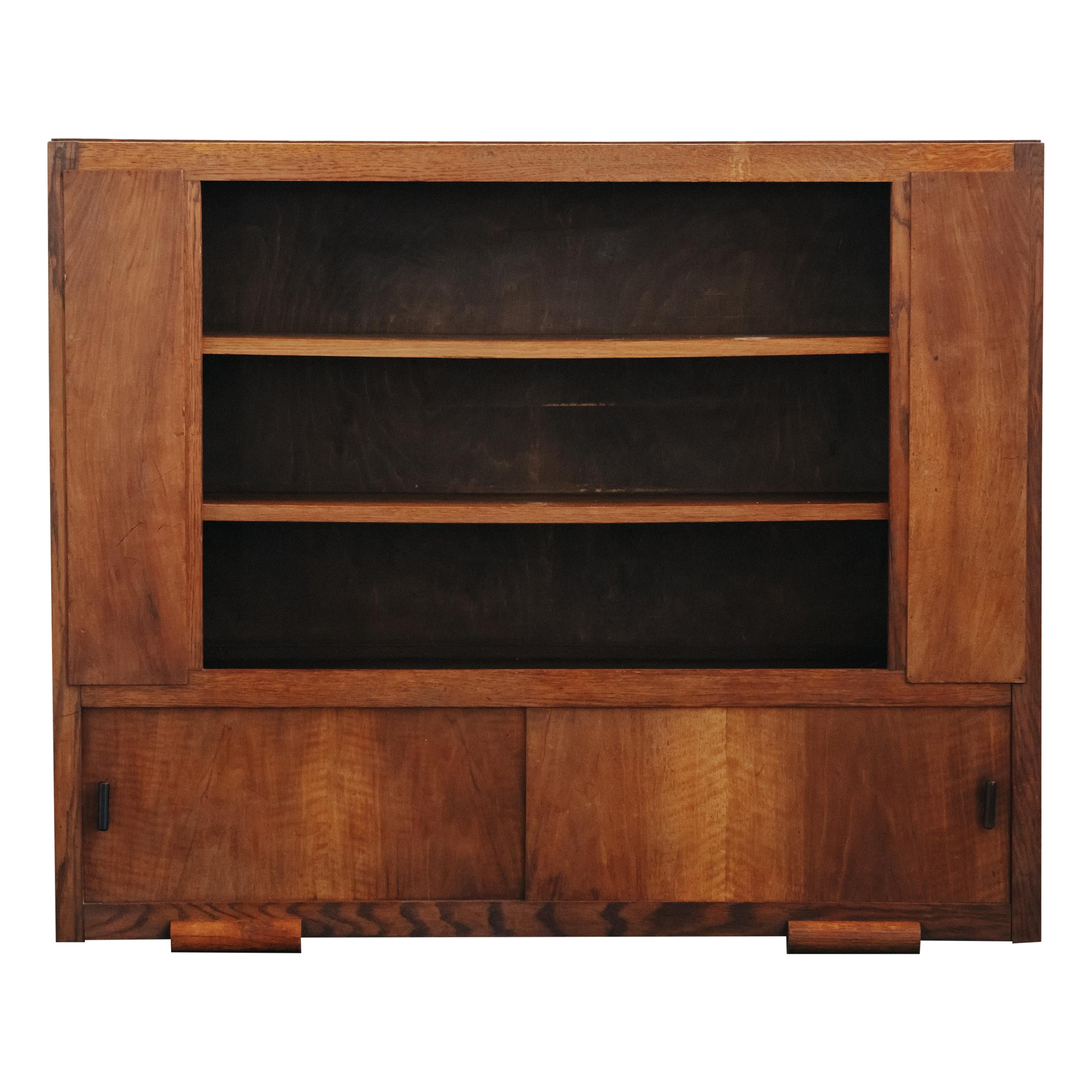 Vintage Amsterdam School Cabinet From The Netherlands, Circa 1940