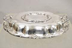 Piatto da portata vintage Amston in stile vittoriano con coperchio decorato