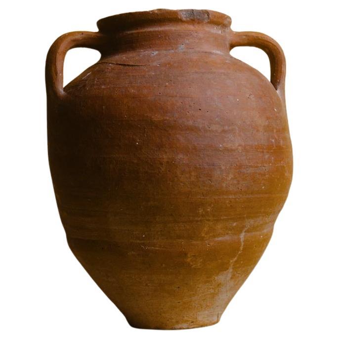 Vintage Anatolian Ton Lagerung Topf