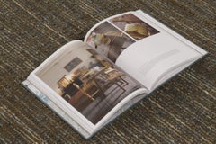 Rug & Kilim’s Contemporary Flatweave in Brown with Blue Abrash Border
